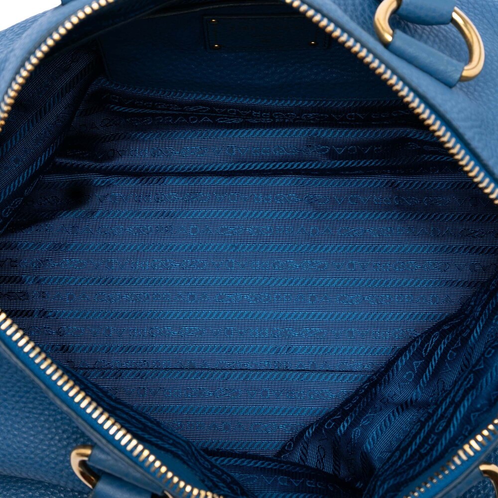 Pre-Loved Prada Vitello Daino Zip Top Satchel - Picture 4 of 7